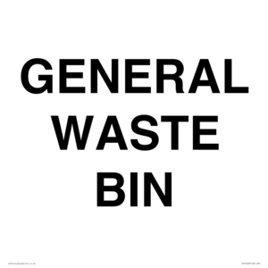 GENERAL WASTE BIN